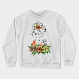 Beautiful Woman Empowered Crewneck Sweatshirt